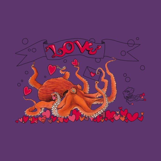 Love Cephalopods Valentine by mernstw