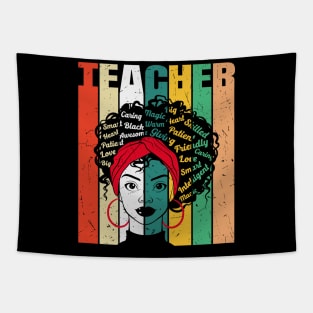 Black Teacher, Mothers Day, Black Girl Magic Tapestry