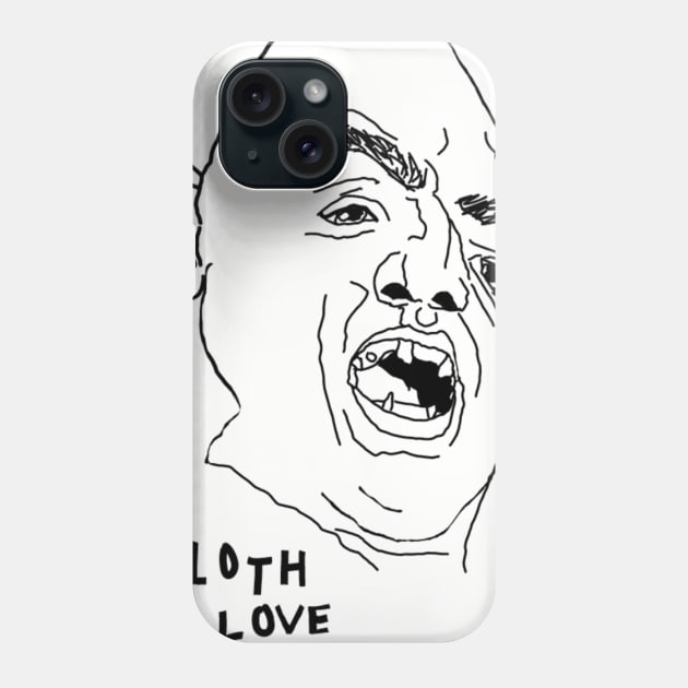 Sloth love chunk Phone Case by mailshansen