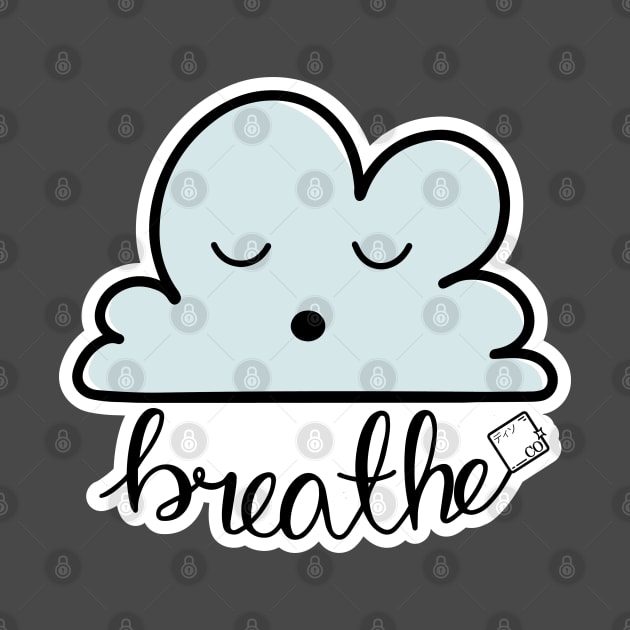 Breathe Kawaii Cloud Design by Disocodesigns