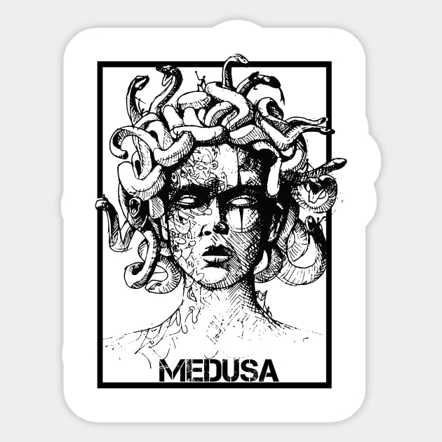 Medusa - Greek mythology' Sticker