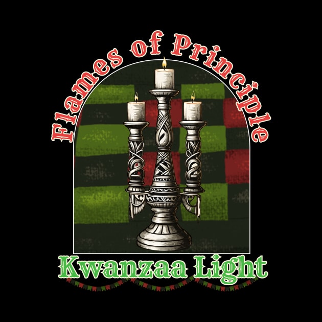 kwanzaa, flames of principle, Design by Imaginator Studio