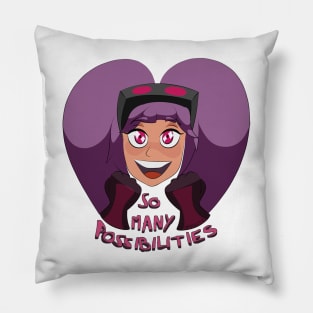 So Many Possibilities - Excited Princess Pillow