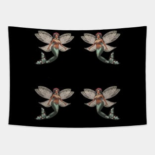 Fairies and Latina Sirenas Tapestry