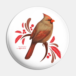 Female Cardinal Pin