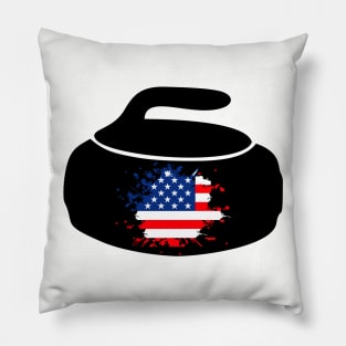 curling usa Pillow