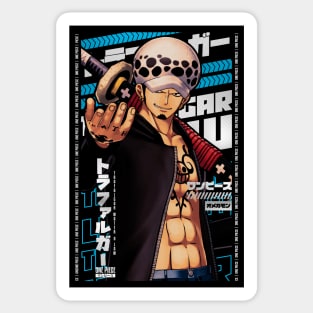 Trafalgar Law - One Piece Sticker by EzeGuitachi