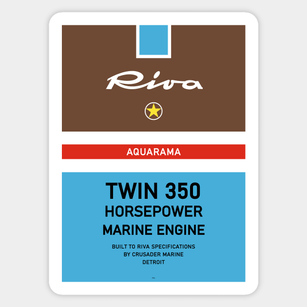 Riva Aquarama Special Runabout - Riva Aquarama Special - Sticker ...
