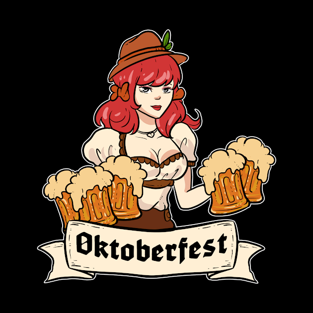 Oktoberfest Girl - For Beer Lovers by RocketUpload