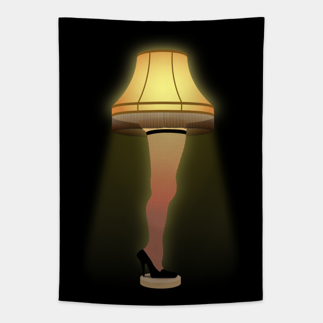 A Christmas Story Leg Lamp Leg Lamp Tapestry Teepublic