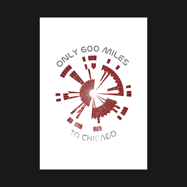 JPL/NASA Perseverance Parachute "600 miles to Chicago" Request Poster #8 by Walford-Designs