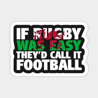 If rugby were easy Magnet