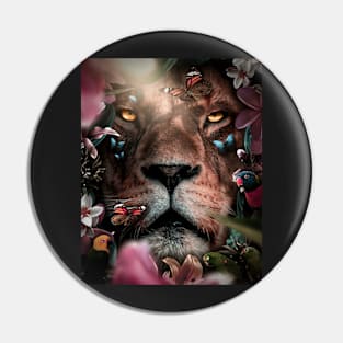 Hiding Lion Pin