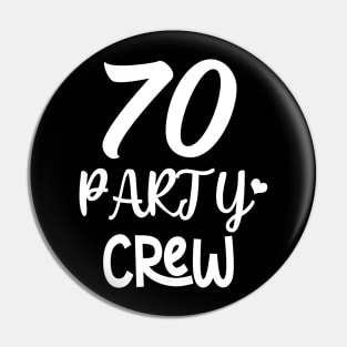 70th Birthday Shirt Pin