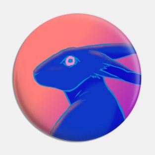 Trippy Hare Pin