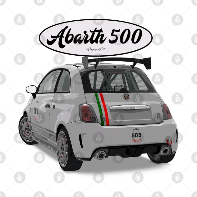 ABARTH 500 505 Back by PjesusArt