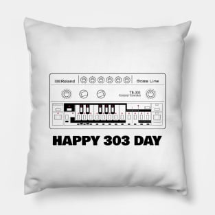Happy 303 Day Pillow