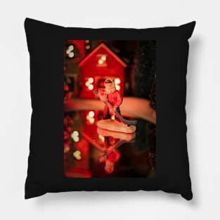 Christmas Hockey Game Pillow