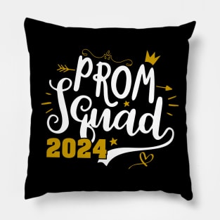 Prom Squad 2024 I Graduate Prom Class Of 2024 Pillow