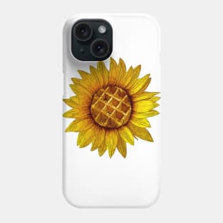 Girasol gofre Phone Case