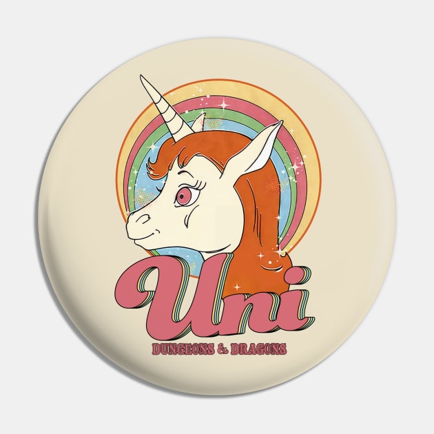 Uni (Alt Print) Pin by Miskatonic Designs