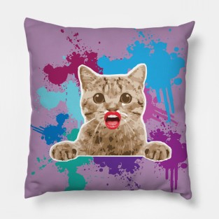 Muzzle Cat - Zine Culture Pillow