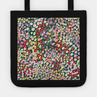 Impressionist Floral pattern // flower garden Tote