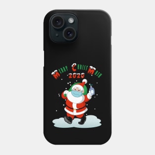 Merry Christmask 2020 Funny Santa Mask Pandemic Christmas Phone Case