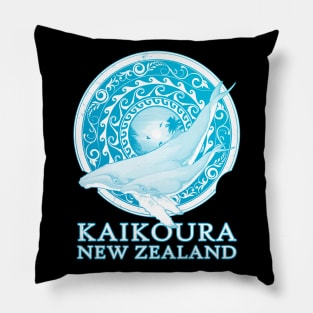 Humpback whales Shield of Kaikoura New Zealand Pillow