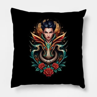 warrior women Pillow