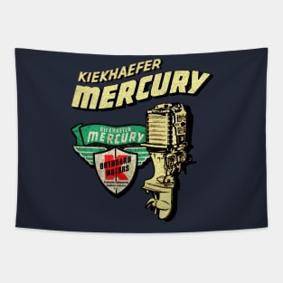 Mercury vintage Outboard Motors Tapestry