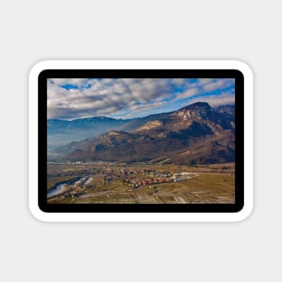 Lagarina Valley in Trentino, Italy Magnet