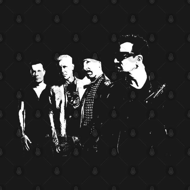 U2 // Vintage Style by NumbLinkin