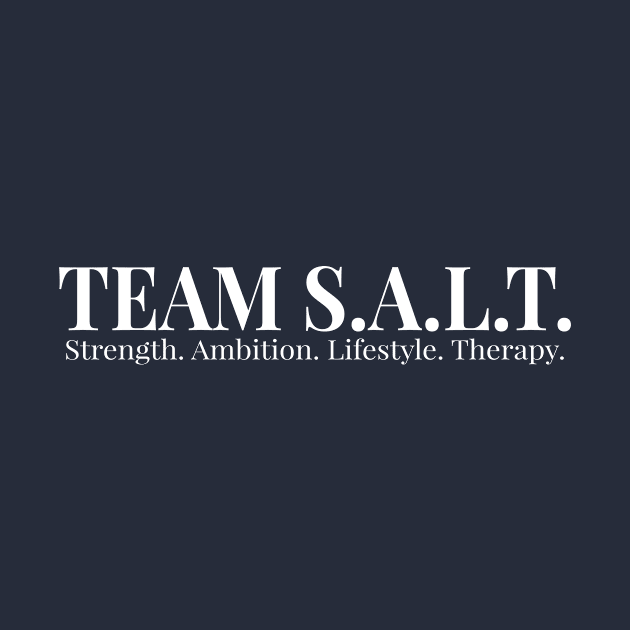 team SALT (white) by Supernatural Superhumans