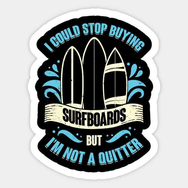 Surfing Sushi Funny Surfer Sojsauce Gift & Present' Sticker