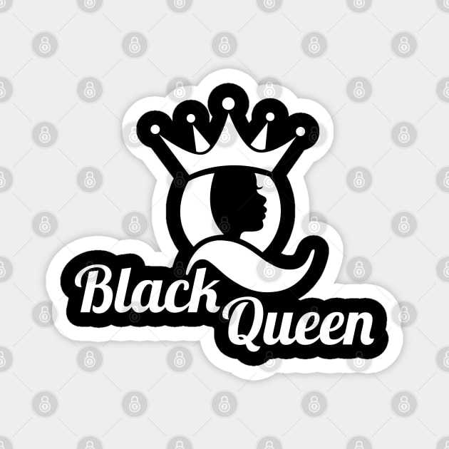 Black Queen, Black woman, Black girl magic Magnet by UrbanLifeApparel