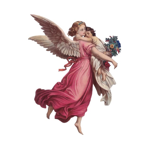 Vintage Victorian Era Christmas Angel by MasterpieceCafe