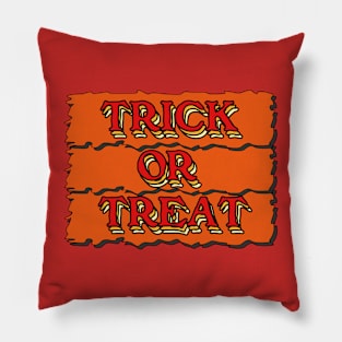 trick or treat vintage custom Pillow