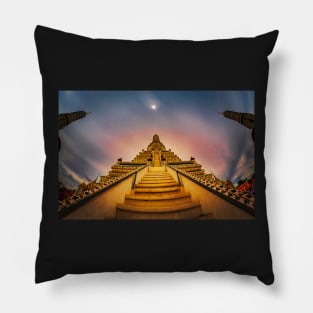 Temple of the dawn Pillow