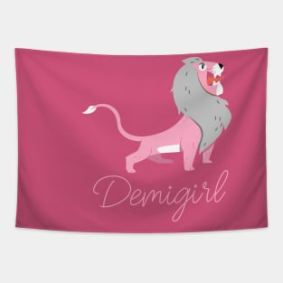 Demigirl Lion Tapestry