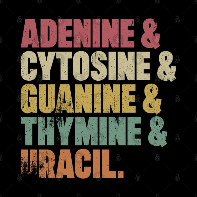 Adenine & Cytosine & Guanine & Thymine & Uracil by ScienceCorner