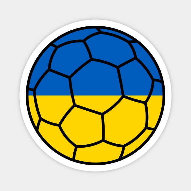 Ukrainian Football Magnet by Artomino