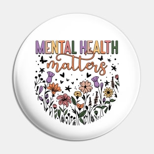 Mental Health Matters Pin