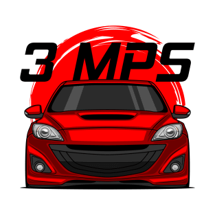 Front Red 3 MPS Mazdaspeed3 T-Shirt