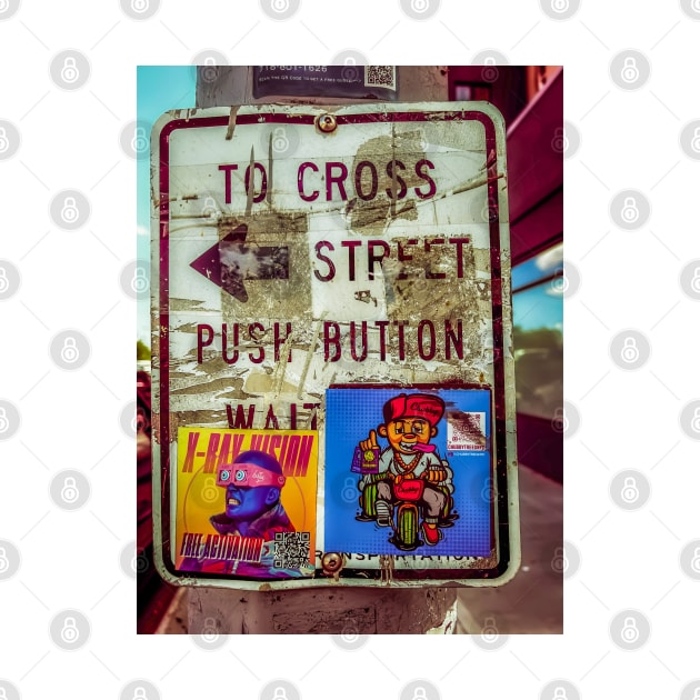 Street Sign Stickers NYC by eleonoraingrid