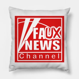 Fake News Channel Fox News Logo Pillow