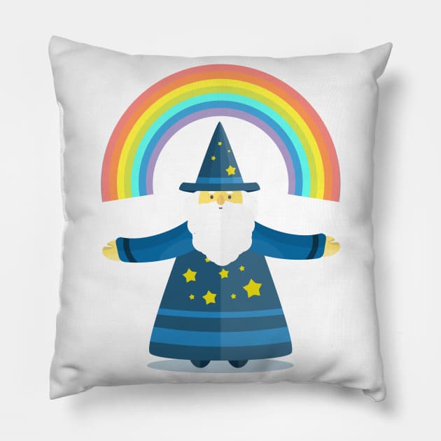 Old Wizard Character Pillow by ArtsByNaty