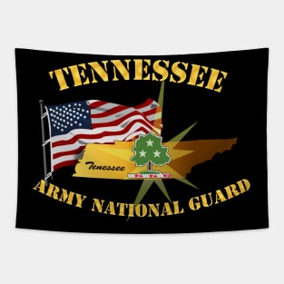 Tennessee - ARNG w Flag Tapestry