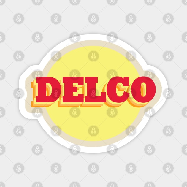 Delco Red Magnet by MAS Design Co