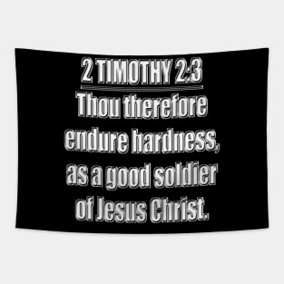 KJV 2 Timothy 2:3 Tapestry